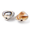 Electroplate Acrylic Beads OACR-S021-55-3