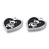 Eco-Friendly Alloy Enamel Pendants X-ENAM-Q437-042P-01-NR-3