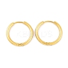 Ion Plating(IP) Round Ring 304 Stainless Steel Hoop Earrings for Women EJEW-G388-02B-G-1