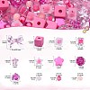 200Pcs Mixed Styles Acrylic Beads OACR-CJ0001-83-2