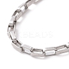 Non-Tarnish 304 Stainless Steel Venetian Chain Bracelet for Men Women BJEW-E031-09P-2