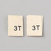Cotton Sewing Size Label DIY-WH0578-36B-1