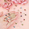 Glass Rhinestone Charms STAS-SC0001-63-3