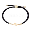 1Pc Adjustable Nylon Cord Slider Bracelets for Women BJEW-LP0001-32H-01-1