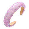 Resin Sponge Hair Bands PW-WG93054-01-1