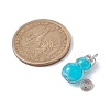 Imitation Jade Glass Bead Pendants PALLOY-JF02479-03-2
