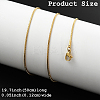 8Pcs Classic Plain 1.2MM 304 Stainless Steel Snake Chain Necklaces for Men Women NJEW-YW0001-26-3