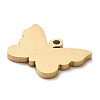 Ion Plating(IP) 304 Stainless Steel Pendants STAS-E199-08G-2