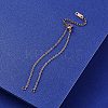 304 Stianless Steel Cable Chain Bracelet Making STAS-CJ0001-135RG-7