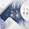 304 Stainless Steel Leverback Earring Findings STAS-SP0001-05B-4