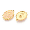 304 Stainless Steel Enamel Pendants STAS-N110-27A-G-2