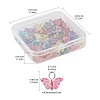 70Pcs 14 Colors Glass Pendants PALLOY-FS00052-4