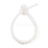 Heart Shape Silicone Cable Zip Ties AJEW-C034-02G-3