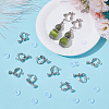 40Pcs Brass Screw Clip Earring Converter KK-ME0001-27P-4