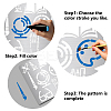Stainless Steel Cutting Dies Stencils DIY-WH0238-066-4
