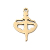201 Stainless Steel Pendants STAS-F316-10G-1