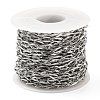 Non-Tarnish 304 Stainless Steel Link Chains STAS-D084-37P-1