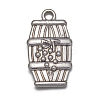 Tibetan Style Alloy Pendants TIBEB-A11923-AS-FF-1