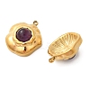 Natural Amethyst Pendants STAS-P380-20G-03-2