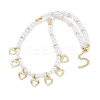 6mm Round ABS Imitation Pearl Beaded Necklaces NJEW-P317-12G-G-2