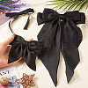 3Pcs 3 Styles Cloth Big Bowknot Hair Barrettes AJEW-TA0001-86-6