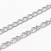 Tarnish Resistant 304 Stainless Steel Curb Chains CHS-O005-17B-1