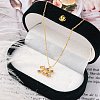 925 Sterling Silver Colorful Cubic Zirconia Constellation Pendant Cable Chain Necklaces for Women STER-R009-01G-11-1