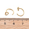 304 Stainless Steel Heart Hoop Nose Rings AJEW-A062-06G-5