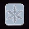 Christmas Snowflake Resin Casting Silicone Pendant Molds DIY-WH0162-57-1