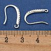 Rack Plating Brass Pave Cubic Zirconia Earring Hooks KK-O143-20S-3
