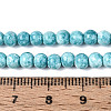 Baking Paint Glass Beads Strands X-DGLA-N016-4mm-08-4