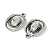 Tibetan Style Alloy Hat Pendants TIBEP-1023-AS-FF-2