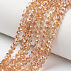 Electroplate Glass Beads Strands EGLA-A034-T6mm-J14-1