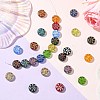 26Pcs 13 Colors Transparent Lampwork Beads LAMP-CJ0002-35-6