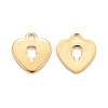 201 Stainless Steel Charms STAS-L232-016G-2