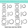 600Pcs 6 Styles 304 Stainless Steel Open Jump Rings STAS-SP0001-69-2