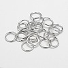 Eco-Friendly Brass Open Jump Rings LS-X-KK-M165-9mm-01P-NR-1