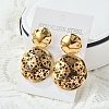 304 Stainless Steel Enamel Stud Earrings EJEW-Z084-15G-04-1