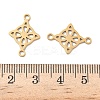 304 Stainless Steel Viking Knot Connector Charms STAS-G361-03G-3