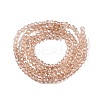 Electroplate Glass Beads Strands EGLA-A044-T1mm-A20-3