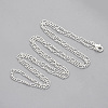 Brass Coated Iron Figaro Chain Necklace Making LS-MAK-T006-03S-1