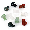 10Pcs Natural & Synthetic Gemstone Mushroom Figurines G-TA0002-08-3