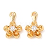 Brass Micro Pave Cubic Zirconia Pendants KK-A284-06G-1