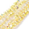 Electroplate Transparent Glass Beads EGLA-Z003-HP01-1