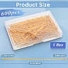 600Pcs Jewelry Findings KK-SP0001-73B-G-2
