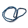 Electroplated Natural Lava Rock Beads Strands G-A256-B01-01G-3