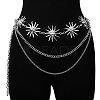 Alloy Sun Link 3 Layer Waist Chains for Women WGF4895-02-1