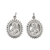 Virgin Mary Theme 304 Stainless Steel Pendants STAS-I356-05P-01-1
