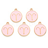 Alloy Enamel Pendants ENAM-S124-01A-09A-2