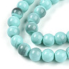 Baking Paint Glass Beads Strands DGLA-N013-8mm-04-3